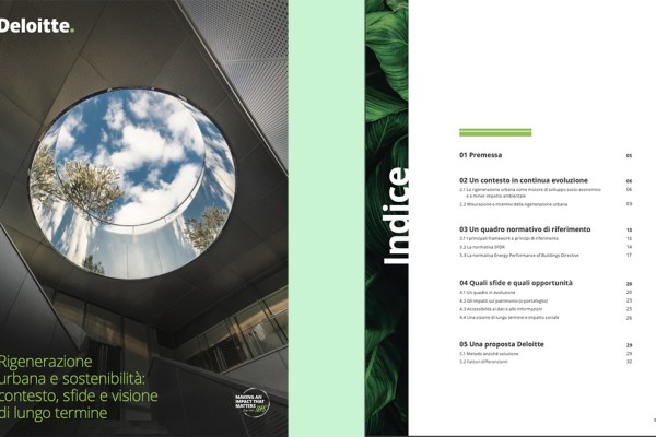 Studio Deloitte sulla necessità di adottare standard ESG nella ristrutturazione degli immobili