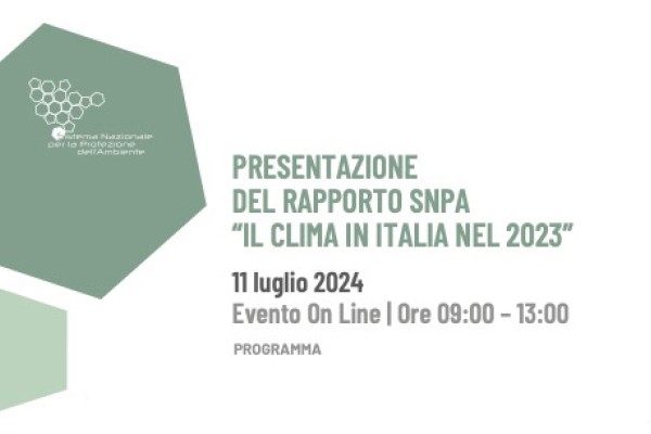 Il clima in italia nel 2023